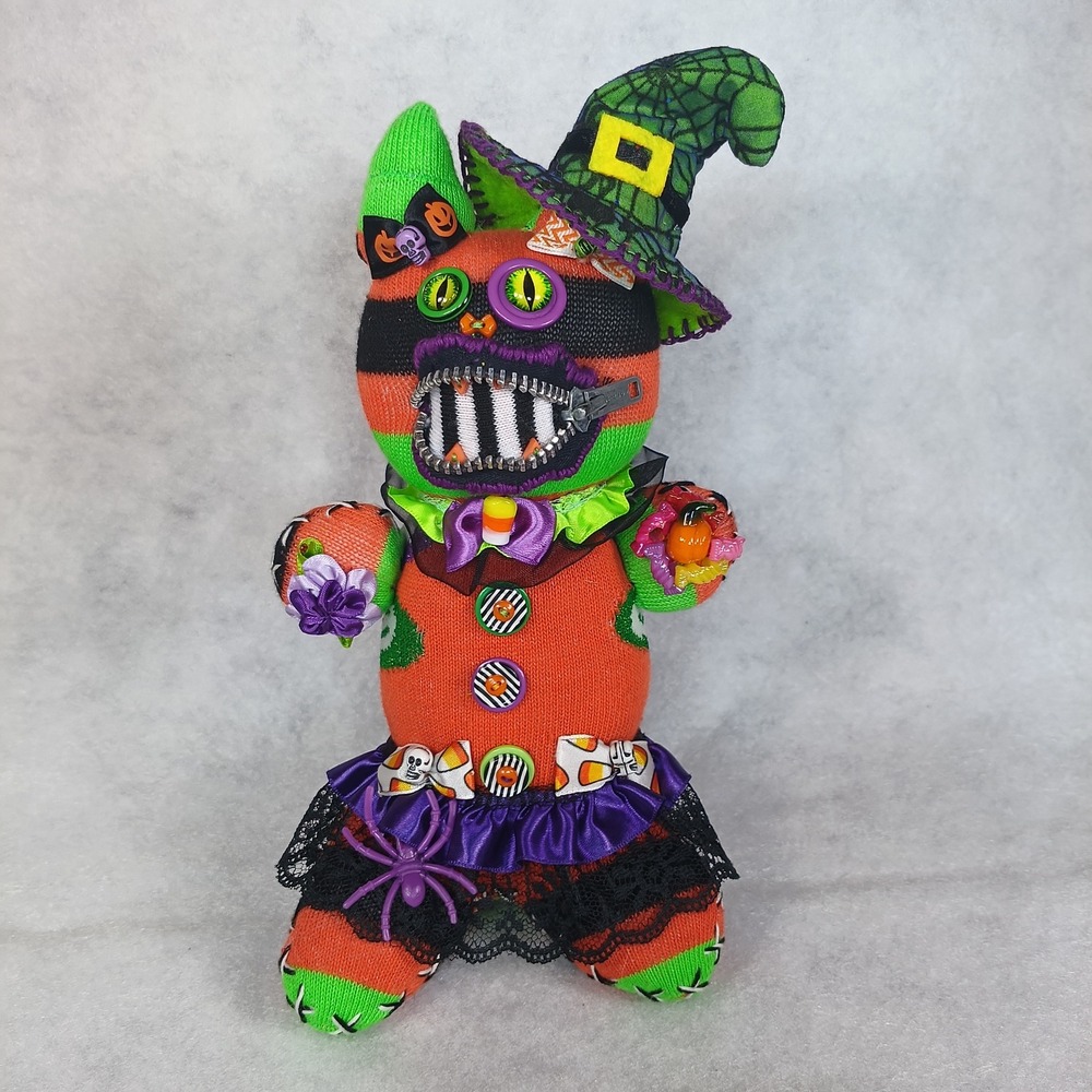 Halloween Monster Witch Art Doll Creepy Cute OOAK Horror Haunted